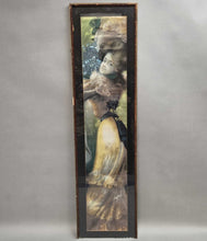 Load image into Gallery viewer, Framed Yard-Long Print, Woman in Yellow Dress (As-Is) (~36x10)
