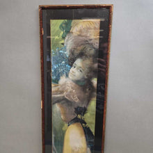 Load image into Gallery viewer, Framed Yard-Long Print, Woman in Yellow Dress (As-Is) (~36x10)
