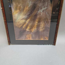 Load image into Gallery viewer, Framed Yard-Long Print, Woman in Yellow Dress (As-Is) (~36x10)
