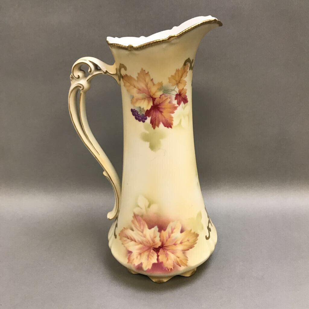 Antique PT Bavaria Autumn Leaves Pitcher (14