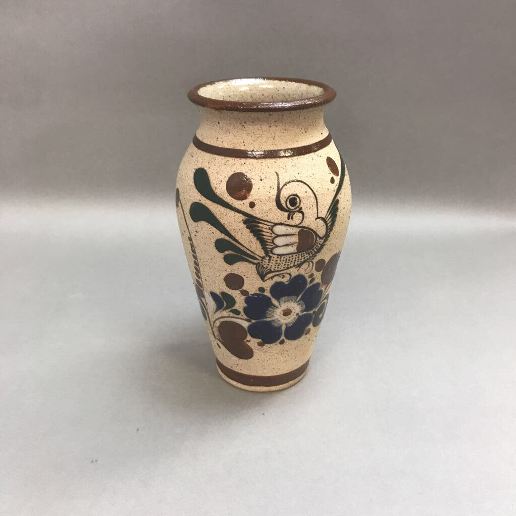 Vintage Glazed Pottery Vase (9