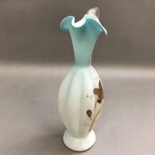 Load image into Gallery viewer, Vintage Satin Glass Hand Painted Pitcher Vase (10&quot;)
