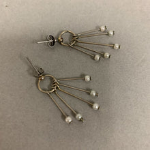 Load image into Gallery viewer, Sterling Pearl Fringe Earrings (1.25&quot;)
