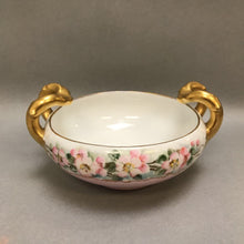 Load image into Gallery viewer, Pink &amp; White Floral Pattern Porcelain Bowl (3x7x5.5)
