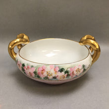 Load image into Gallery viewer, Pink &amp; White Floral Pattern Porcelain Bowl (3x7x5.5)
