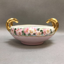 Load image into Gallery viewer, Pink &amp; White Floral Pattern Porcelain Bowl (3x7x5.5)
