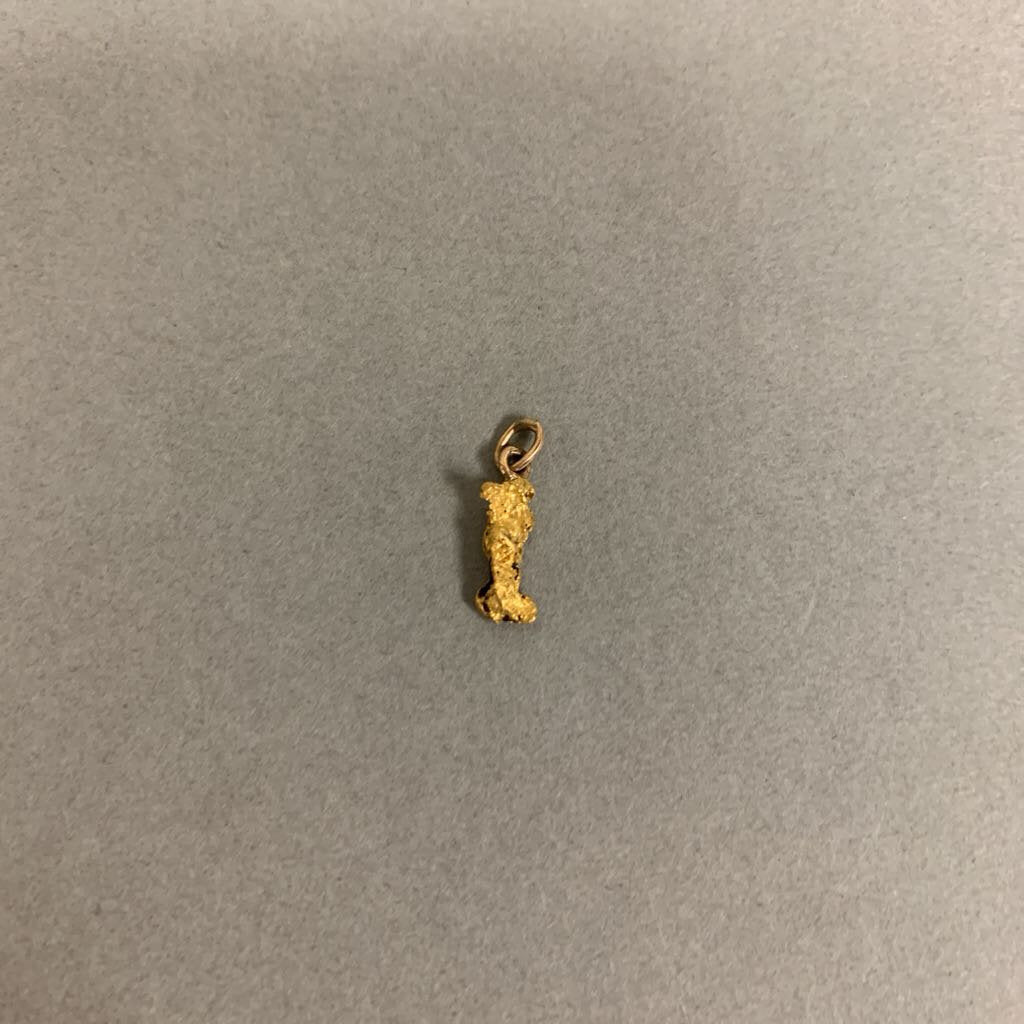 14K Gold Nugget 0.5