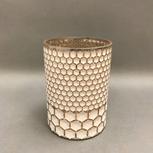 Load image into Gallery viewer, FTD Honeycomb Mercury Glass Floral Vase (6&quot;)
