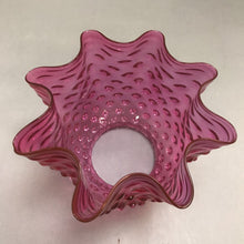 Load image into Gallery viewer, Vintage Hobnail Red Lamp Shade (3x8)
