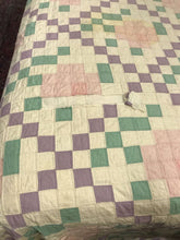 Load image into Gallery viewer, Vintage Linen Quilt (104x88)(As Is)
