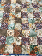 Load image into Gallery viewer, Handmade Patchwork Small Quilt (40x34)
