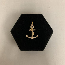 Load image into Gallery viewer, 18K Gold Diamond 1.5&quot; Anchor Pendant (3.3g)
