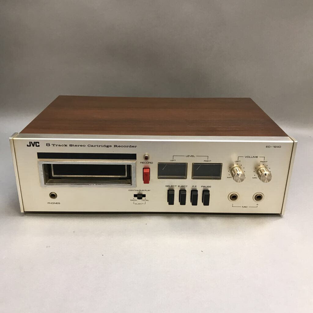 JVC 8-Track Stereo Cartridge Recorder #ED-1240 (4x13.5x9)