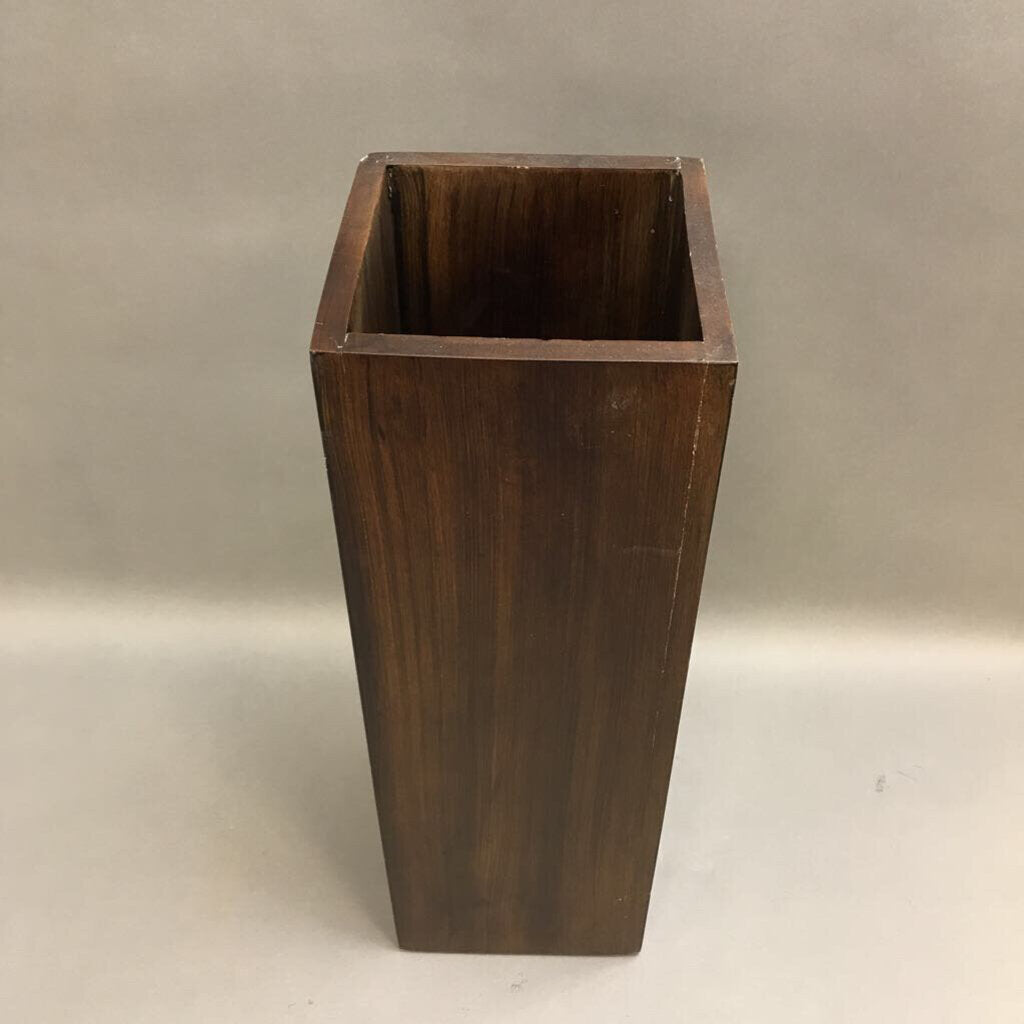 Wood Box Vase (18x6x6)