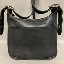 Load image into Gallery viewer, Vintage Coach Janice Black Leather Zip Shoulder Bag Purse (9x11x4.5&quot;)
