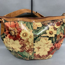 Load image into Gallery viewer, Maurizio Taiuti Floral Leather Hobo Bag Purse (14x18&quot;)
