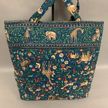 Load image into Gallery viewer, Vera Bradley Vintage Animal Kingdom Quilted Tote Purse NWT (13x14.5x4&quot;)
