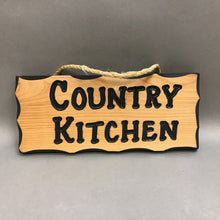 Load image into Gallery viewer, Wooden Plaque - Country Kitchen (5.5x12.5)
