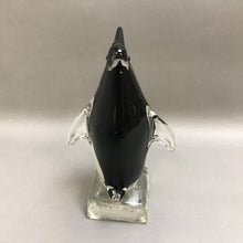 Load image into Gallery viewer, Art Glass Penguin Figurine (~9.5&quot;)
