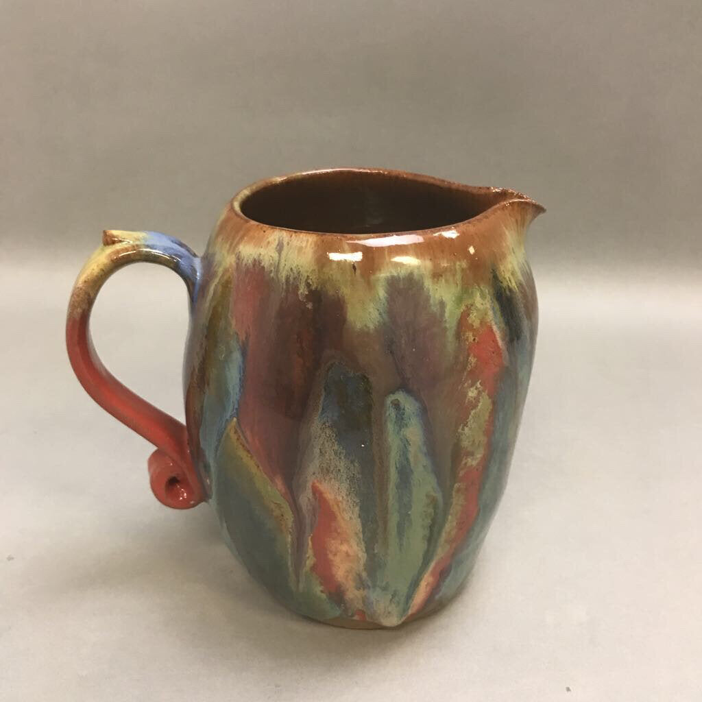 Glazed Pottery Pitcher (7