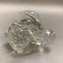 Load image into Gallery viewer, Blown Glass w Bubbles Rabbit (3.5&quot;)
