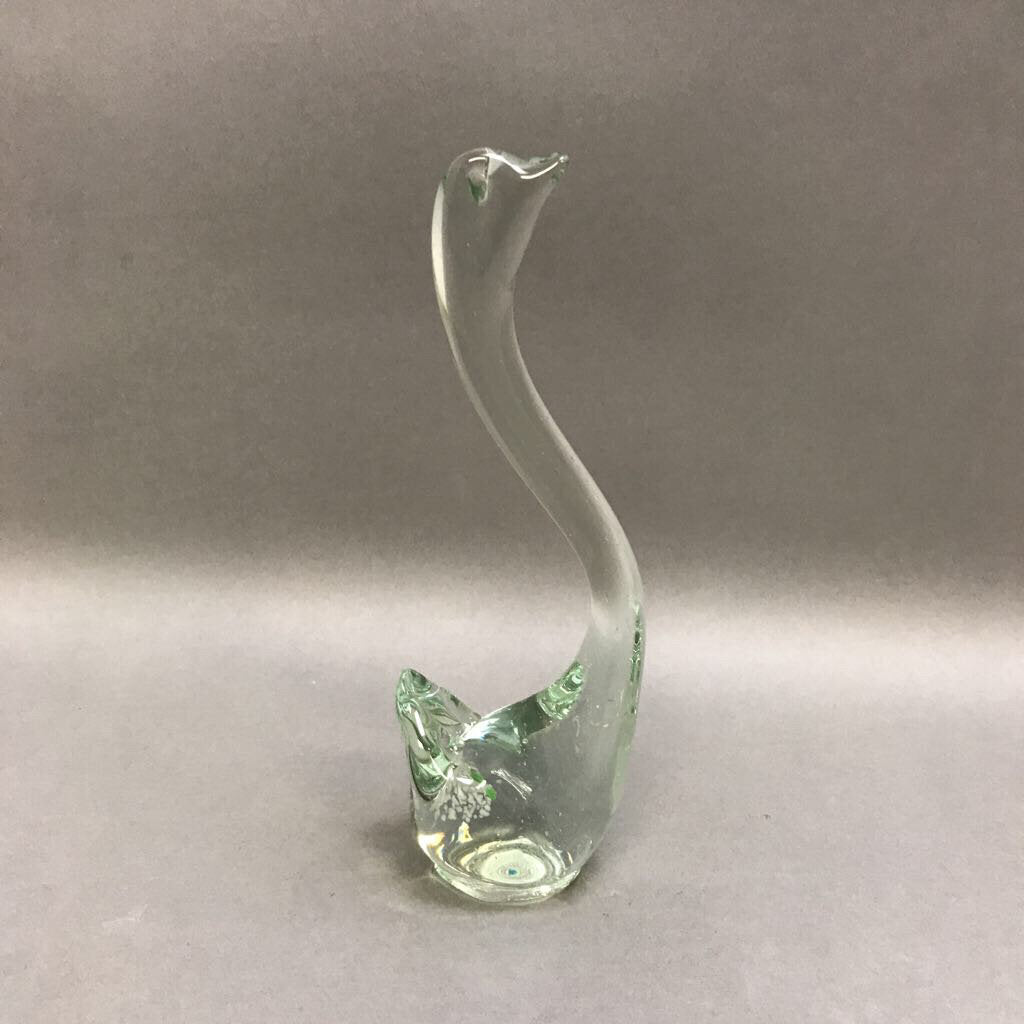 Vintage Blown Glass Long Neck Goose (9