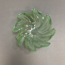 Load image into Gallery viewer, Vintage Mint Green Abstract Swirl Bowl (8&quot;)
