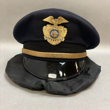 Load image into Gallery viewer, Midway Cap Co. Police Uniform Hat &amp; Rain Protector (Sz 7)
