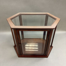 Load image into Gallery viewer, Wood Glass Shelf Display Cabinet (15&quot; x 9.5&quot; x 11&quot;)
