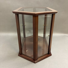 Load image into Gallery viewer, Wood Glass Shelf Display Cabinet (15&quot; x 9.5&quot; x 11&quot;)
