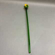 Load image into Gallery viewer, Yellow Art Glass Flower W/Green Stem Rose (20&quot;)
