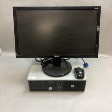 Load image into Gallery viewer, HP Compaq Desktop Computer w/ Monitor
