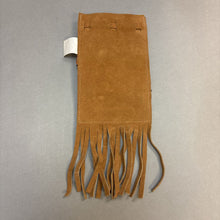 Load image into Gallery viewer, Cheyenne Saloon Tan Suede Bag with Fringe (7&quot;)
