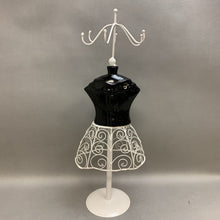 Load image into Gallery viewer, Large Dress Form Ceramic &amp; Metal Jewelry Display Stand (22&quot;)
