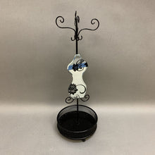 Load image into Gallery viewer, Metal Jewelry Organizer Display Stand w/ Dress Form Mirror (14&quot;)
