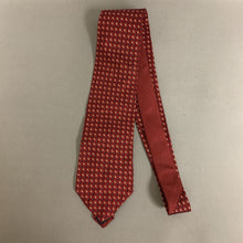 Load image into Gallery viewer, Tommy Hilfiger Red Print Silk Necktie
