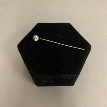 Load image into Gallery viewer, Vintage Sterling Inlay Zuni Sun Face Stick Pin (2.75&quot;)
