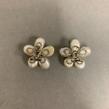 Load image into Gallery viewer, Ross Simons Freshwater Pearl Flower Clip Earrings (1&quot;)
