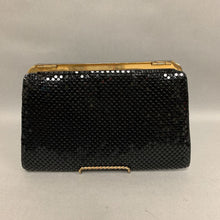 Load image into Gallery viewer, Vintage Whiting &amp; Davis Black Metal Mesh Clutch Purse (6x9x1&quot;)
