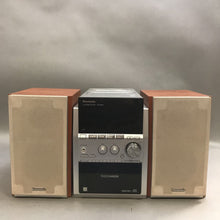 Load image into Gallery viewer, Panasonic SA-PM53 Compact Bookshelf Stereo System AM/FM; Cassette Tape; Remote (10&quot;)
