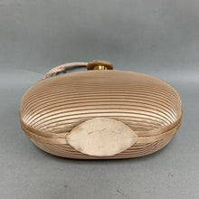 Load image into Gallery viewer, Vintage Marshall Field&#39;s Nude Satin Evening Bag Purse (5x7x3&quot;)
