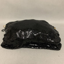 Load image into Gallery viewer, Vintage Black Metal Mesh Chain Strap Evening Bag Purse (8x9.5&quot;)
