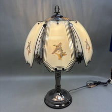 Load image into Gallery viewer, Mallard Duck Glass Shade Touch Lamp (23x15)
