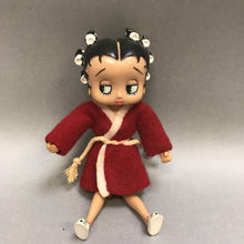 Load image into Gallery viewer, Betty Boop Flexable Figurine with Curlers in Bathrobe

