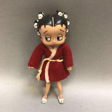 Load image into Gallery viewer, Betty Boop Flexable Figurine with Curlers in Bathrobe
