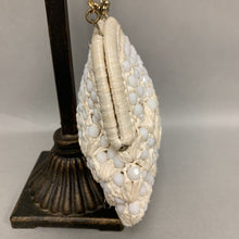 Load image into Gallery viewer, Vintage Rattan Beaded Macrame Kisslock Purse (5.5x6&quot;)
