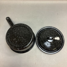 Load image into Gallery viewer, Enamel Covered Pot / Sauce Pan (3.5x7.5x12)
