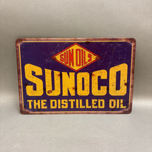 Load image into Gallery viewer, Reproduction Sunoco Metal Sign (8x12)
