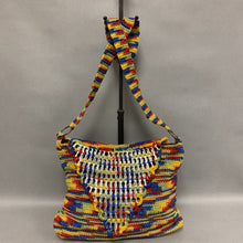 Load image into Gallery viewer, Handmade Multicolor Crochet Soda Tab Purse (9x11&quot;)
