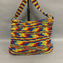 Load image into Gallery viewer, Handmade Multicolor Crochet Soda Tab Purse (9x11&quot;)
